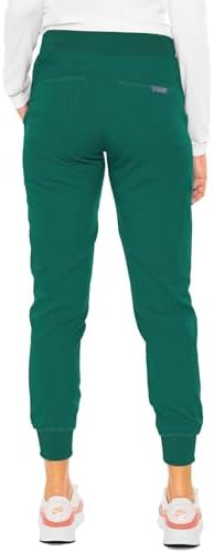 Med Couture Women's Scrub Cargo Jogger Pants with 5 Pockets, Lightweight Ultra Soft 2-Way Stretch - MC7710