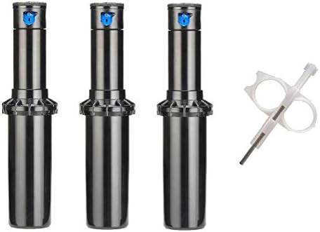 HUNTER PGP Ultra Rotor Sprinkler Heads 3 Pack with Adjustment Tool for Lawn Irrigation