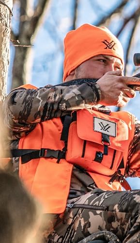 Vortex Optics Blaze Orange Hunting Vest & Beanie Combo for Hunters